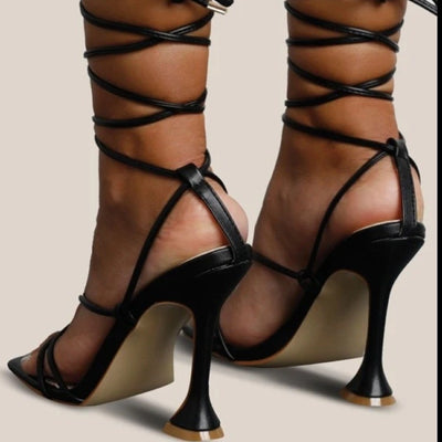Hot Summer Sexy Ankle Strap Ladies High Heels