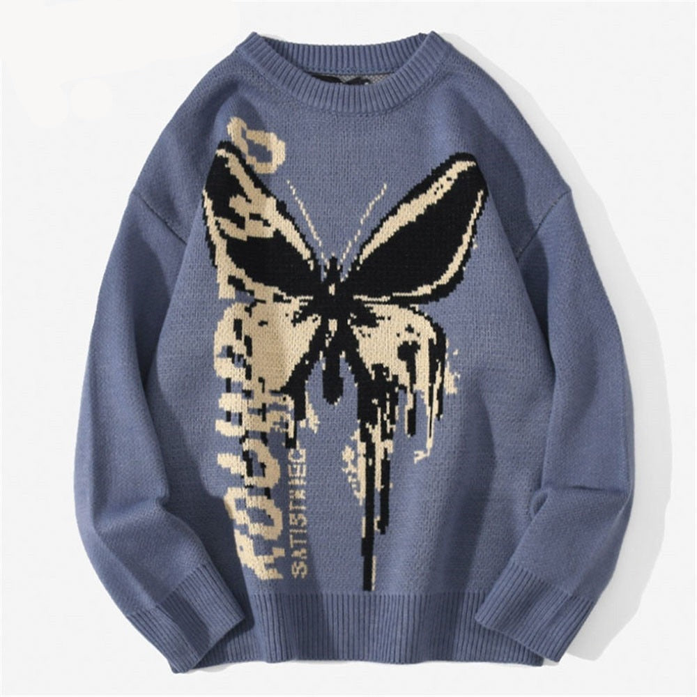 Soft Knitted Butterfly Sweater