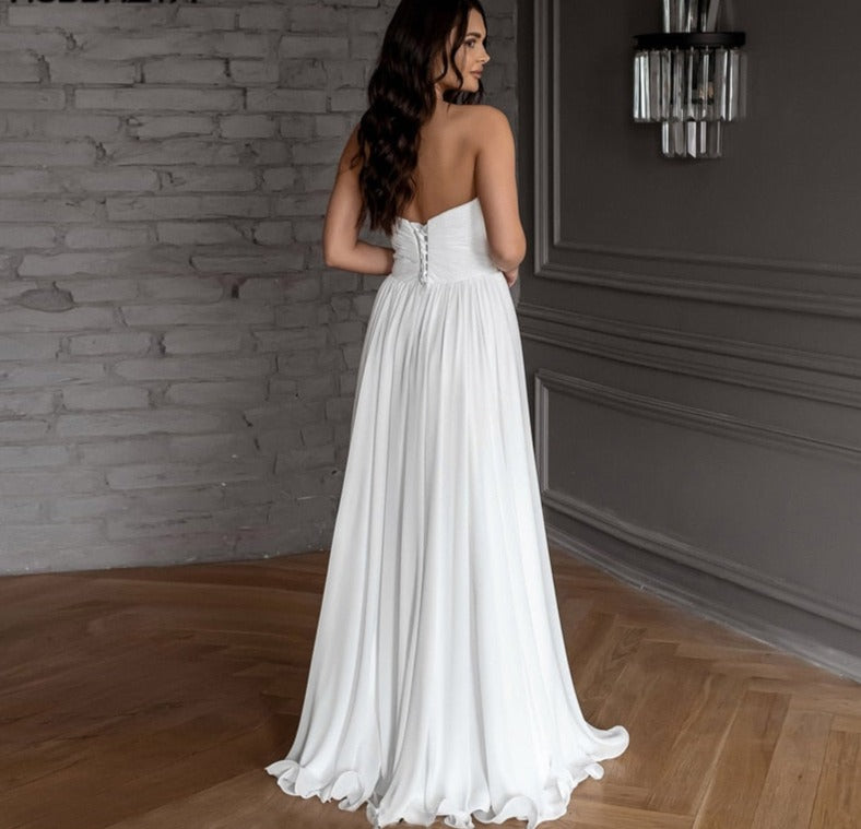 Sexy Sweetheart Strapless Wedding Dress