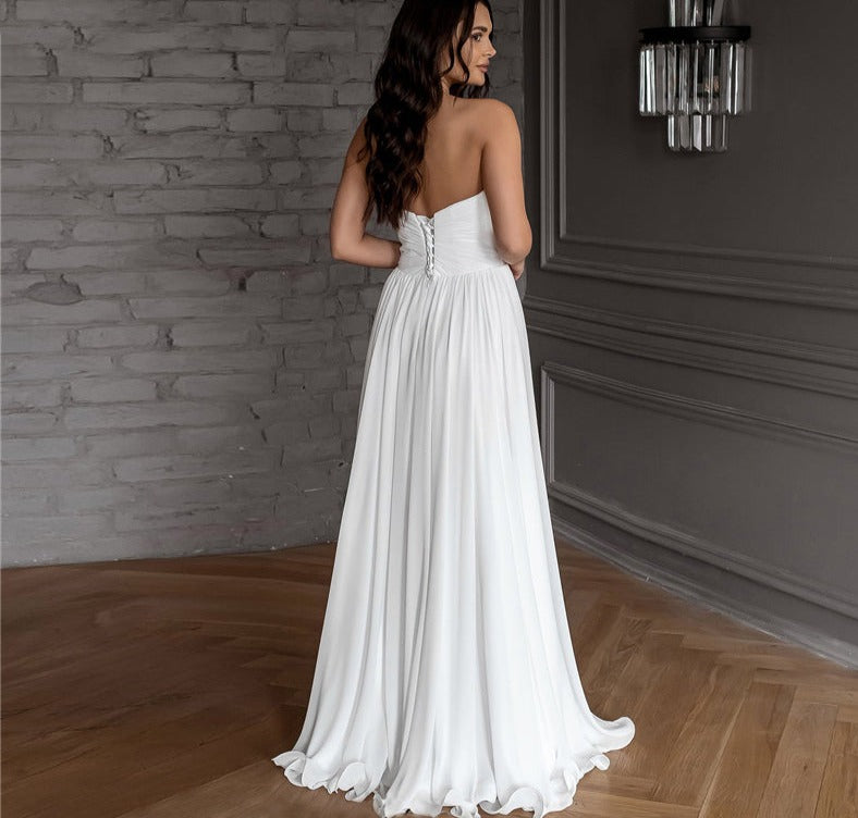 Sexy Sweetheart Strapless Wedding Dress