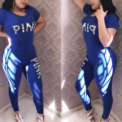 Plus Size Skinny Pants Sweatsuit