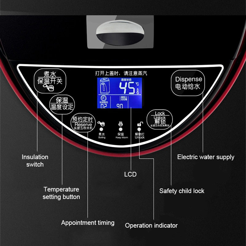 Instant Temperature 5L Hot Water Heating Dispenser