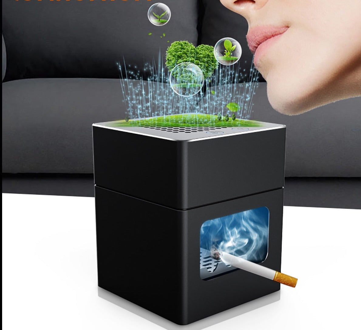 Ashtray Air Purifier USB Charging