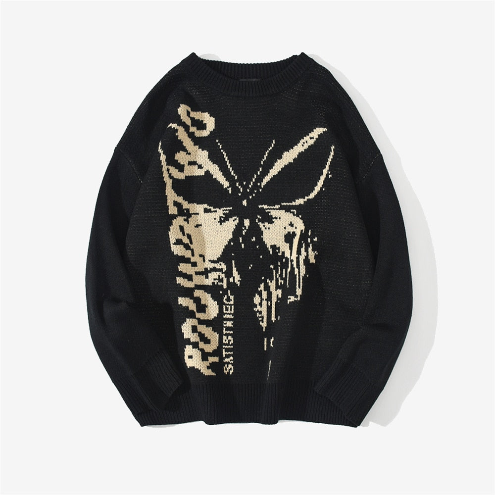 Soft Knitted Butterfly Sweater