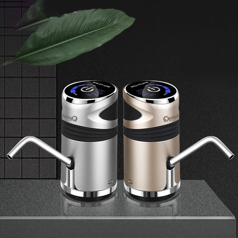 Auto Electric Water Bottle Drinking Pump USB Charging Dispenser