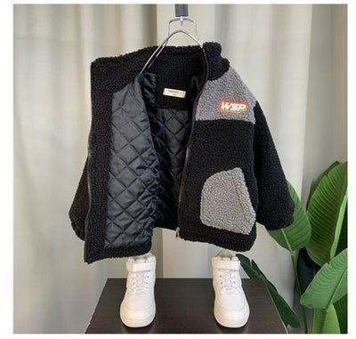 Kids Teens Cute Teddy Bear Winter Jacket