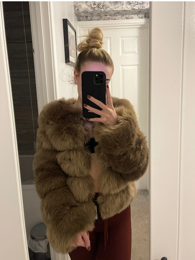 Faux Fur Winter Jacket F9