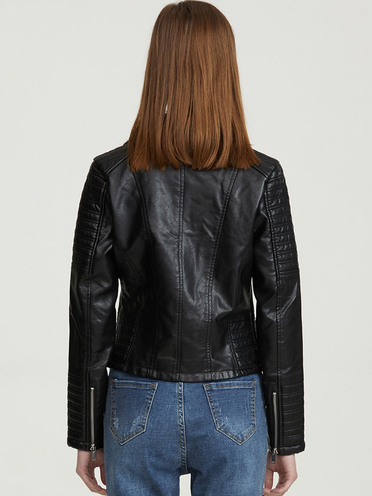 Faux Leather Jacket Women NT's