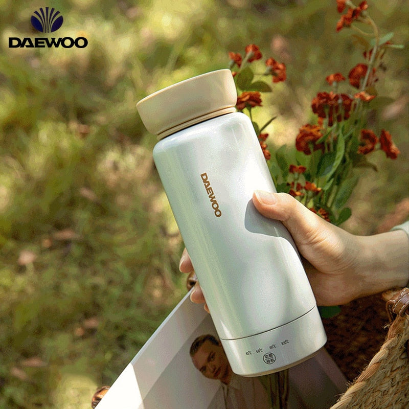 Portable Mini Electric Water Bottle 300ml Adjustable Temperature