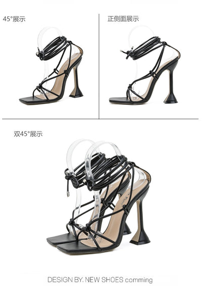 Sexy Ankle Strap High Heel - Women Shoes