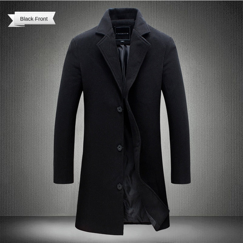 Autumn and Winter Long Cotton Coat