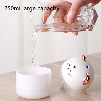 New Mini Aroma Humidifier with Colorful Atmospheric Light