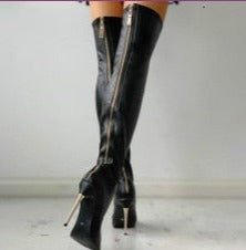 Best Seller PU Leather High Thigh Boots