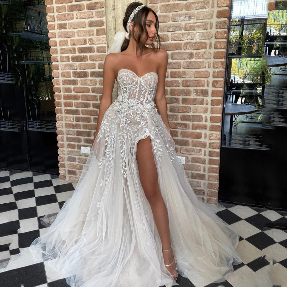 Classic Ball Gown A-line Wedding Dresses