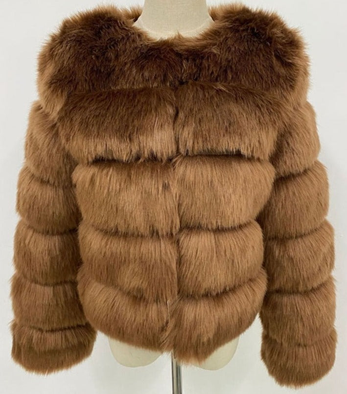 Faux Fur Winter Jacket