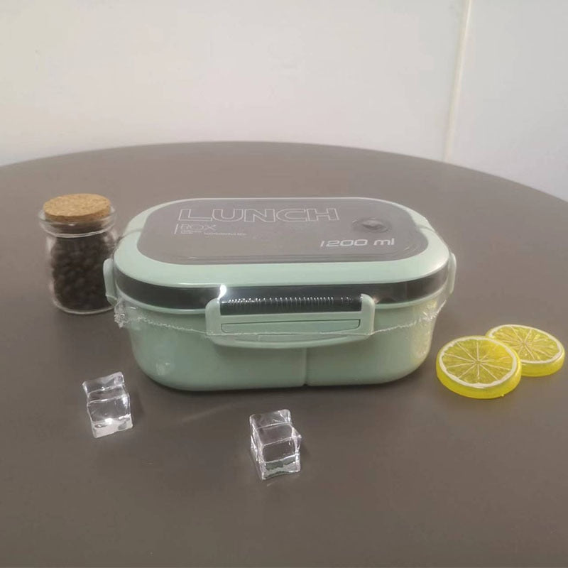 Portable 2 Layer Hermetic Lunch Box