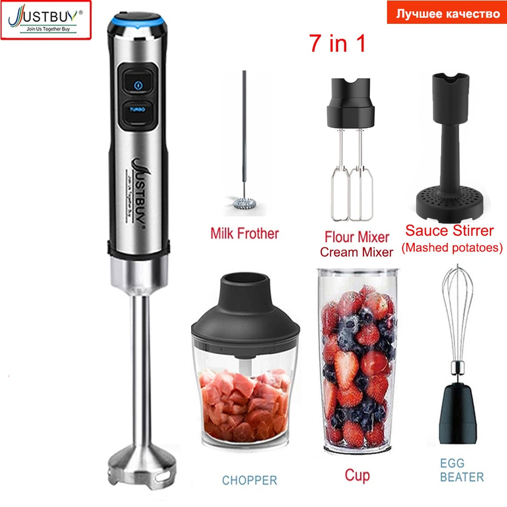 LED Factory Price 1500W 7/6/4 in 1 Electric Blender