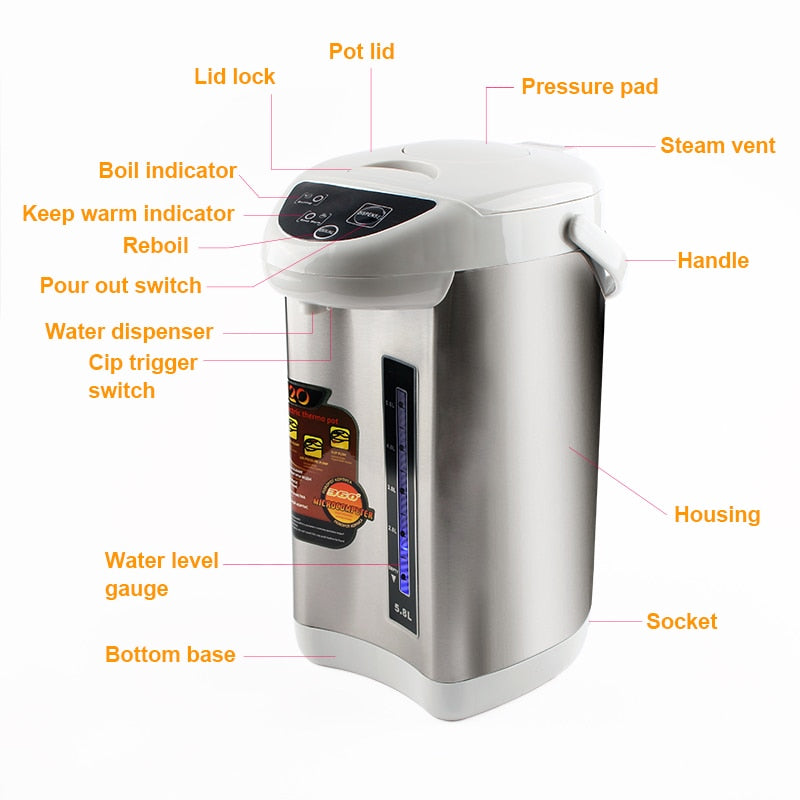 Electric Thermal Insulation Dispenser Hot Water Boiler