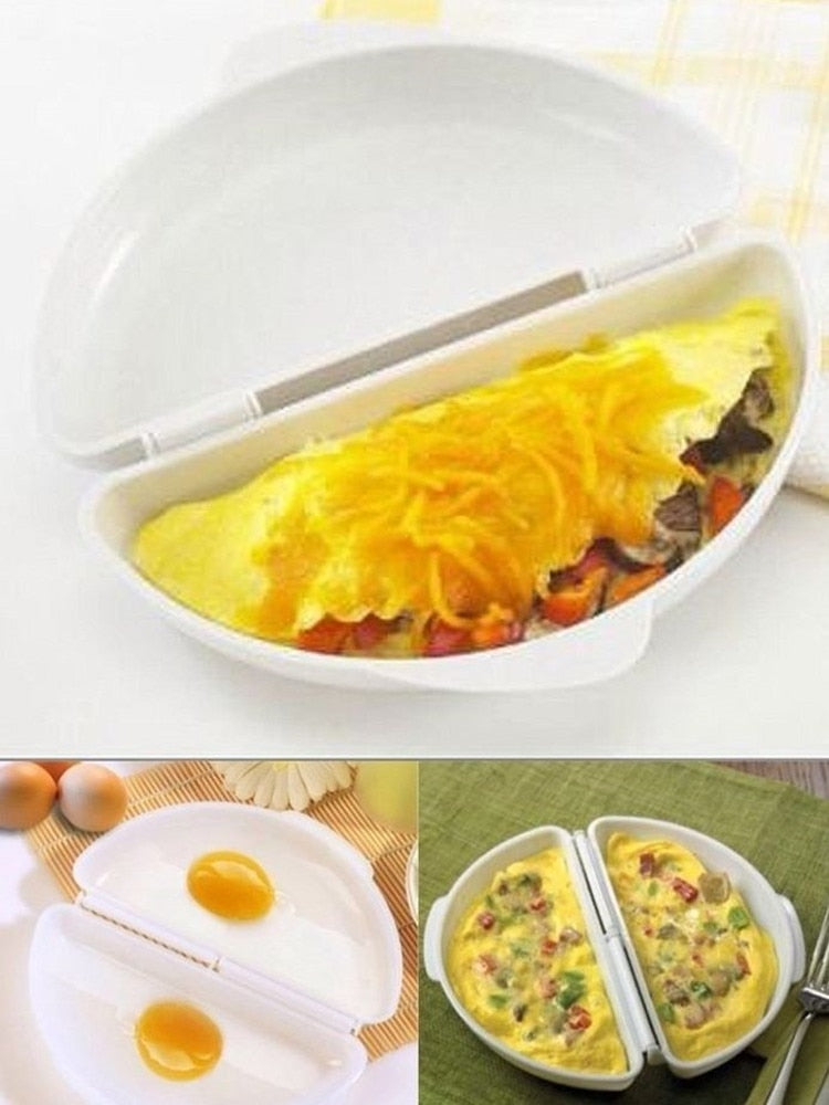 Two Eggs Microwave Omelet Cooker