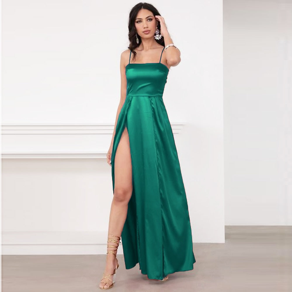 Sexy High Split Party Dress