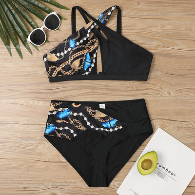 2023 Sexy Monokini Leopard Swimsuit