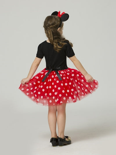 Short Sleeve Polka Dot Dress