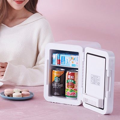 4L Mini Refrigerator Makeup Fridge for Home & Car