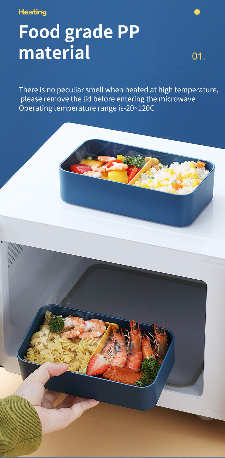 Portable Lunch Box Container