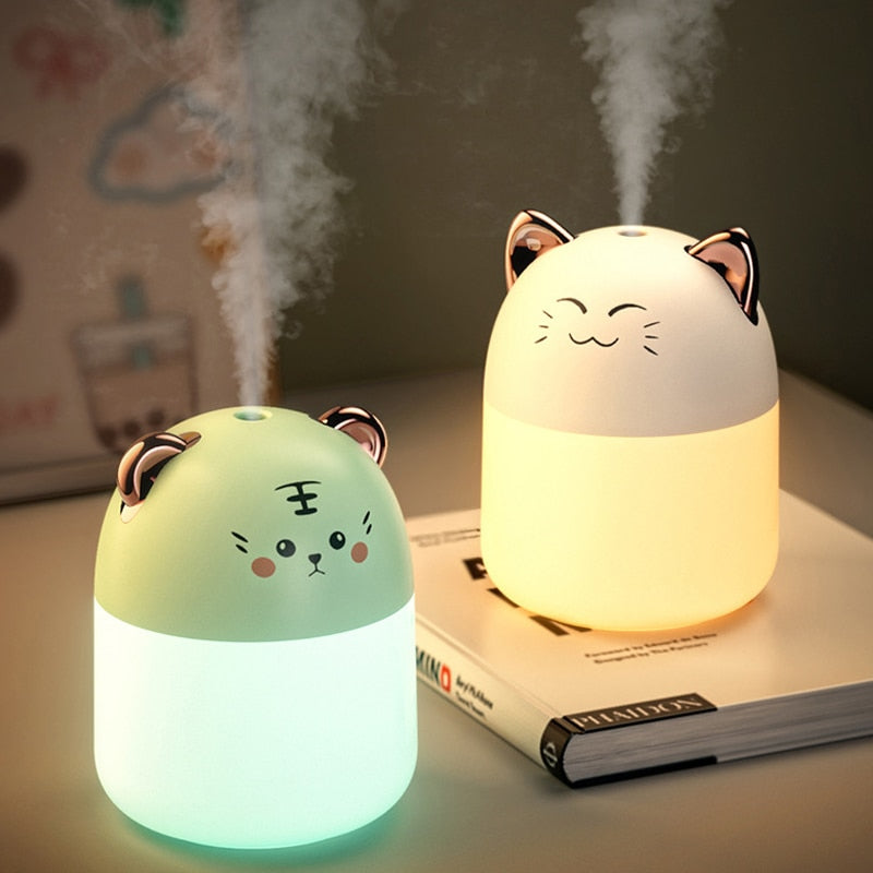 New Mini Aroma Humidifier with Colorful Atmospheric Light