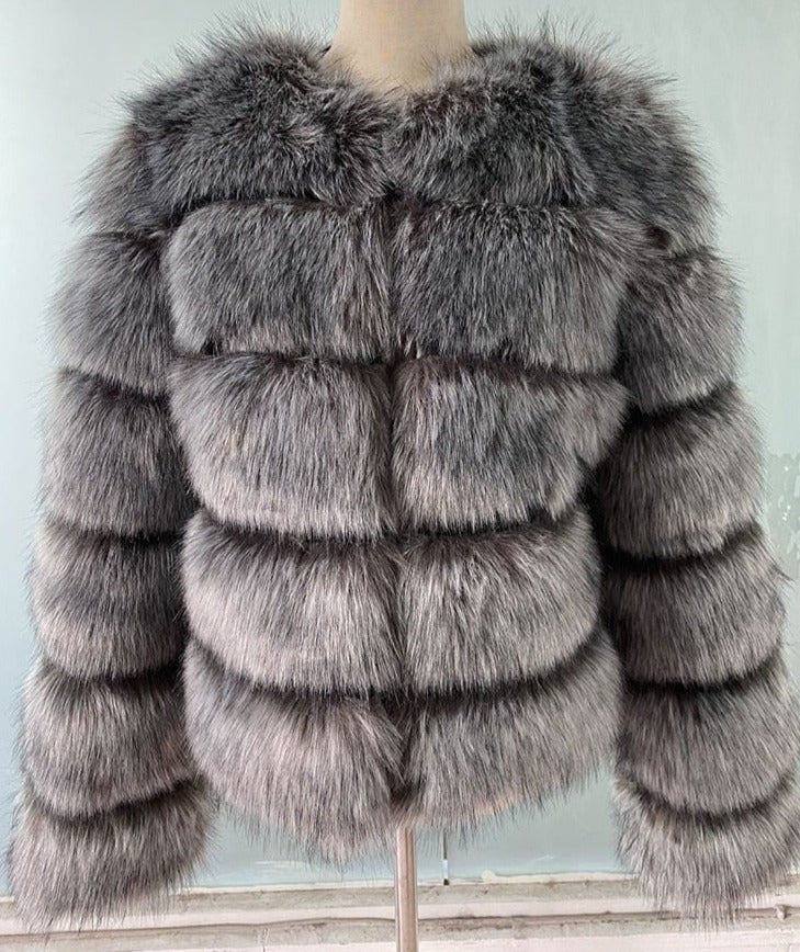 Faux Fur Winter Jacket