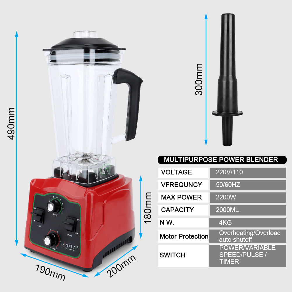 2023 Heavy Duty Professional Home Blender