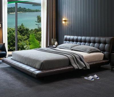 Modern Leather Bed HQ
