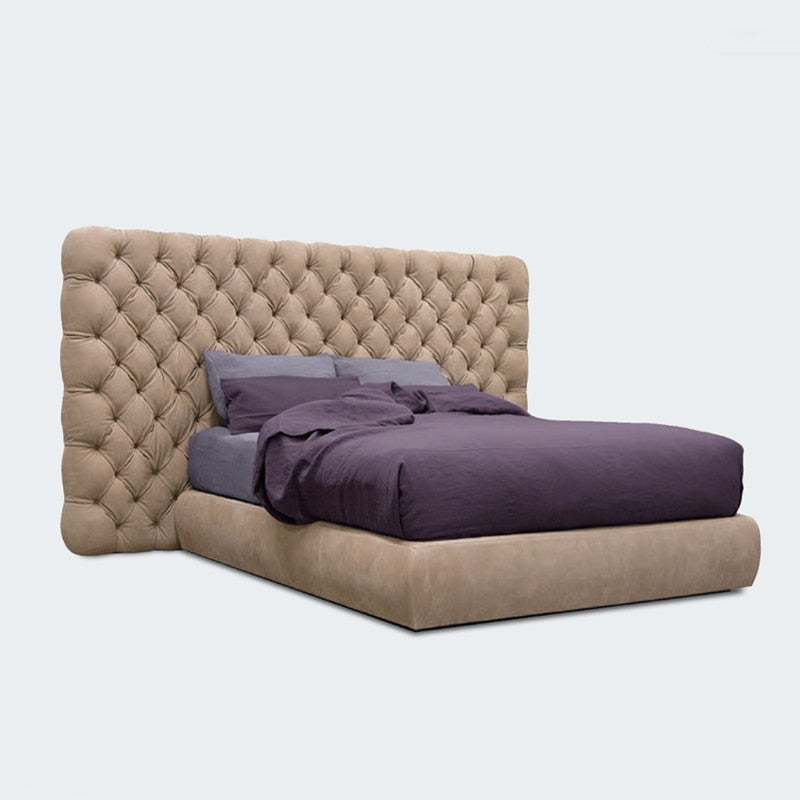 Italian Leather Bed Luxury Design