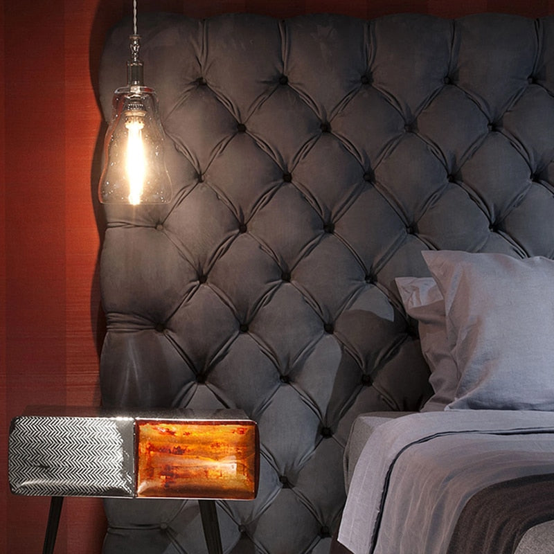 Italian Leather Bed Luxury Design