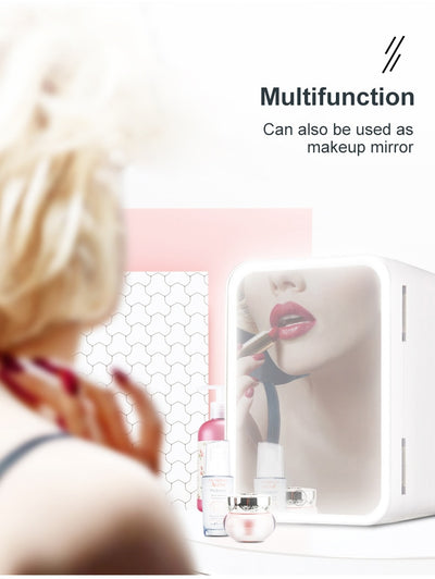 4L Mini Refrigerator Makeup Fridge for Home & Car