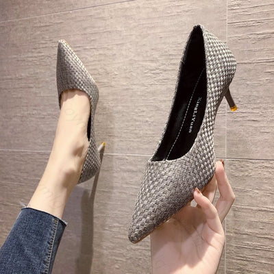 Suede Leather Sexy Women Shoes