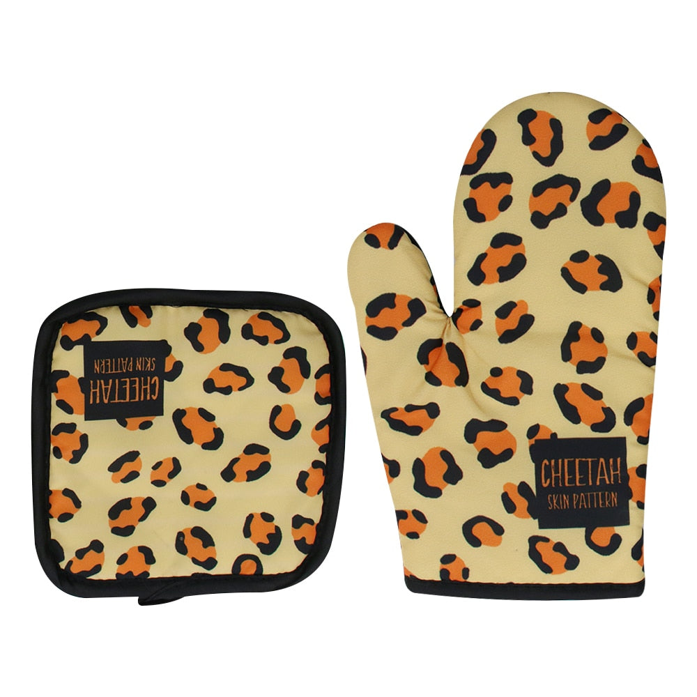 Leopard Kitchen Gloves