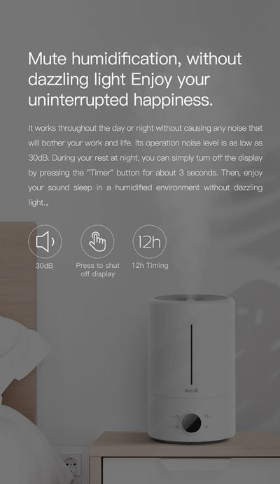 Air Humidifier 5L Capacity + UV Lamp