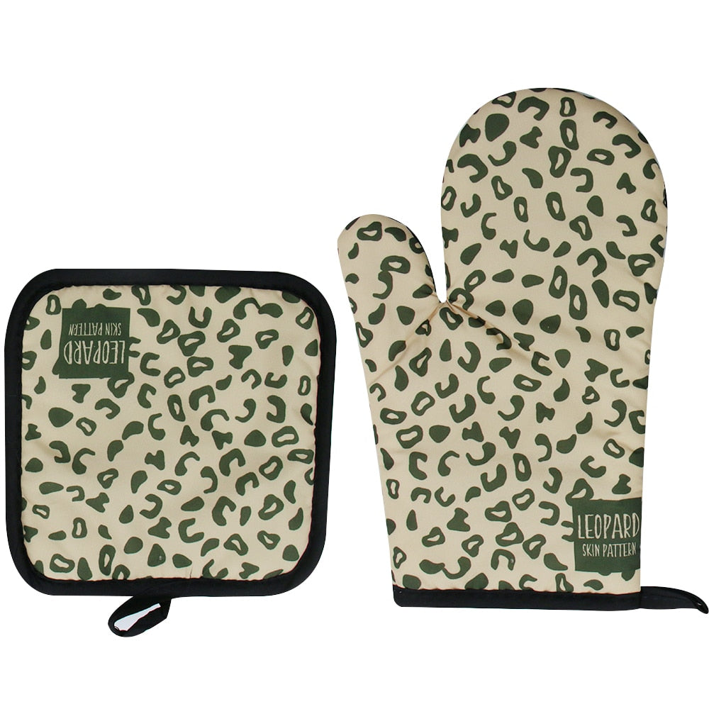 Leopard Kitchen Gloves