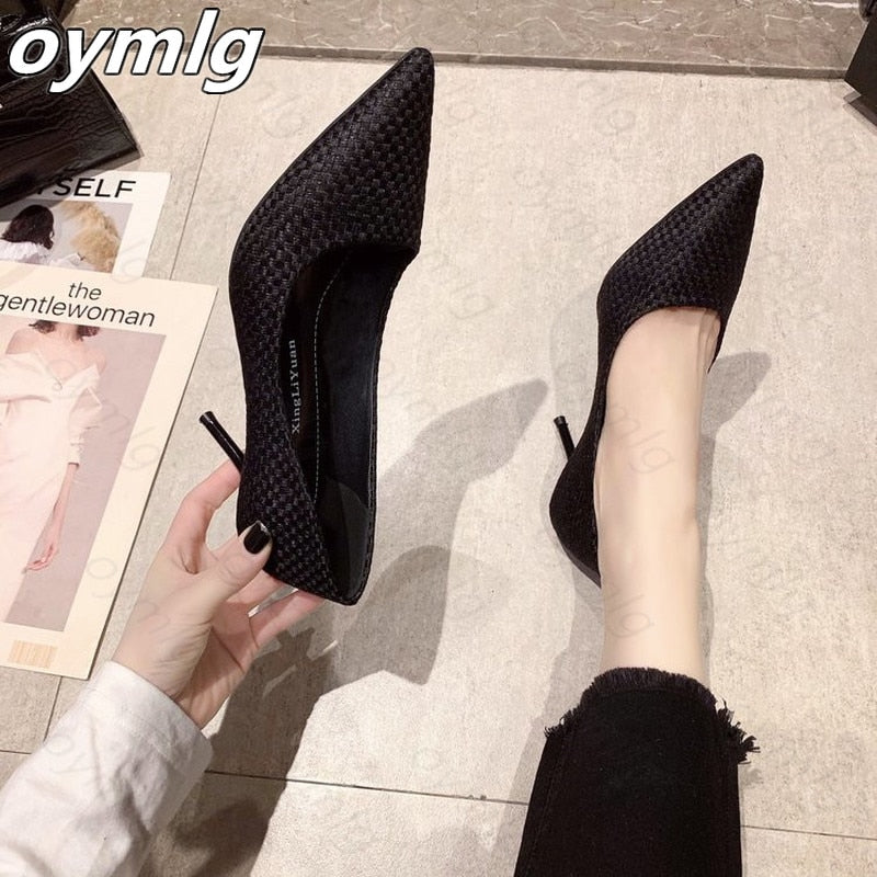 Suede Leather Sexy Women Shoes