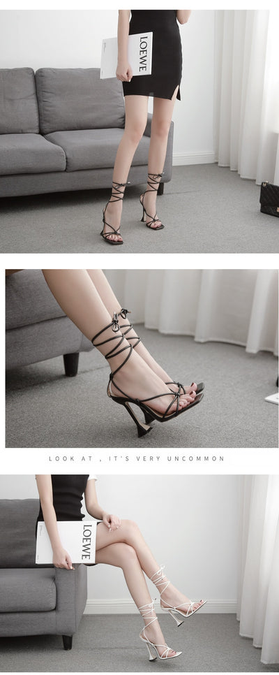 Sexy Ankle Strap High Heel - Women Shoes