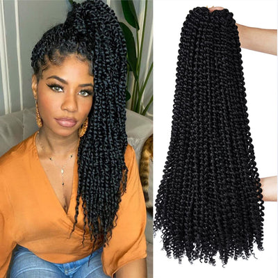 Passion Twist Crochet Hair Braid Extentions 18 Inches