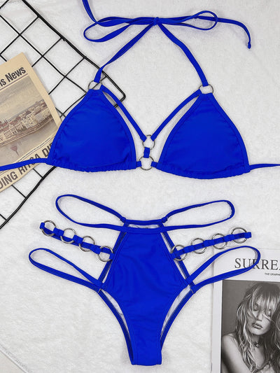Sexy Hollow Out 2 Piece Beachwear Suit