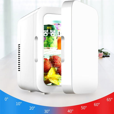 6L Mini Refrigerator Silent Cooler & Warmer for Home & Camping