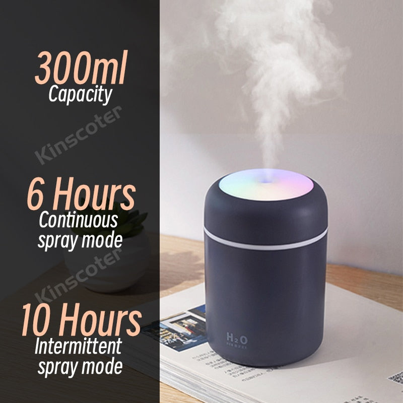 300ml H2O Air Aroma Humidifier