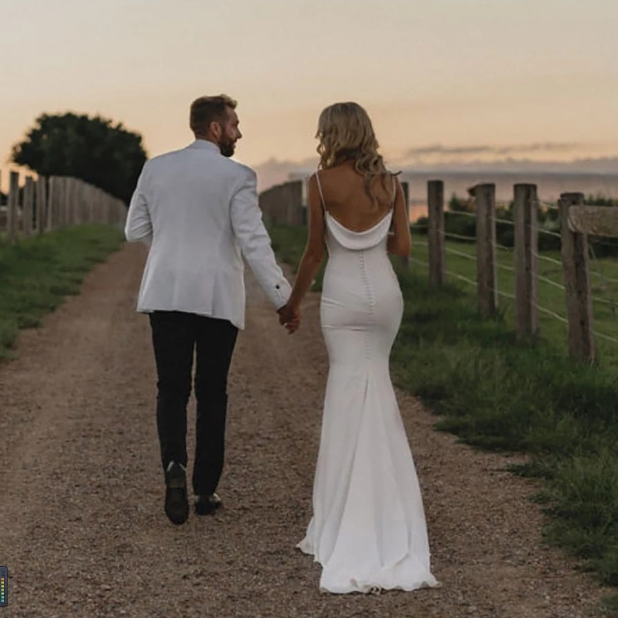 Elegant Mermaid Wedding Gown