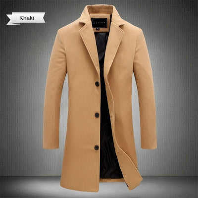 Autumn and Winter Long Cotton Coat