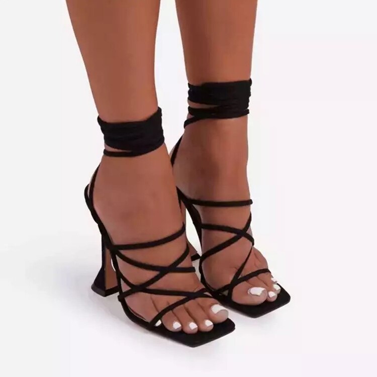 2023 Sexy Lace Up Women Sandals