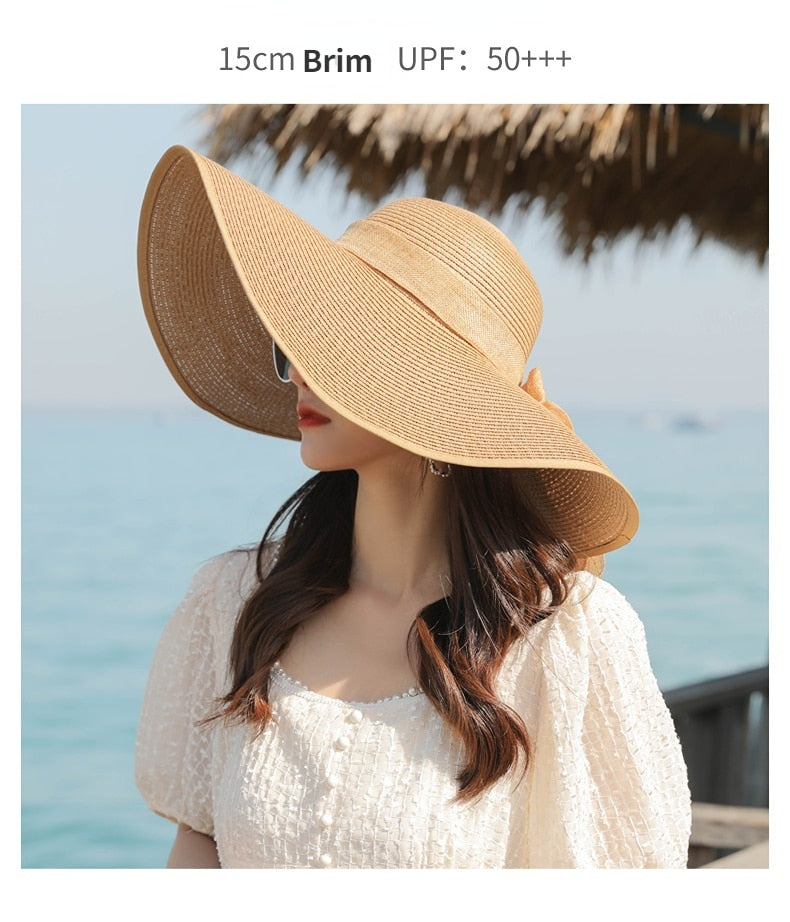 Handmade Bow Sun Hats