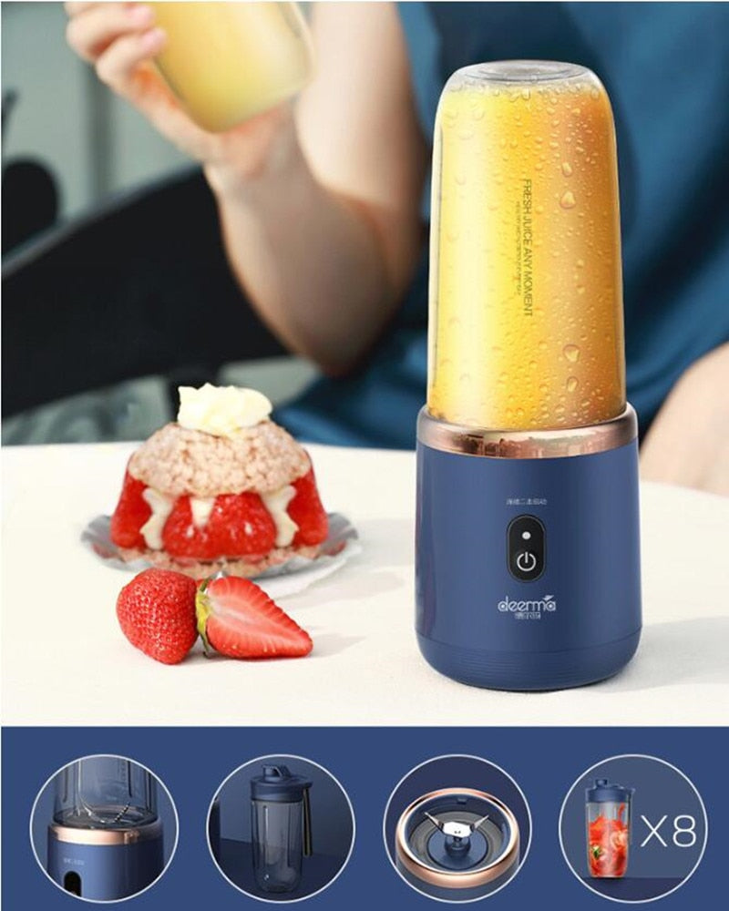 Portable Blender 400ml Electric Juicer